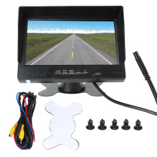 Doppelkamerasystem mit HD-Monitor, wasserdichtem Rückfahrmonitor mit Nachtsicht, automatischer Dimmfunktion und weitem Betrachtungswinkel für LKW,