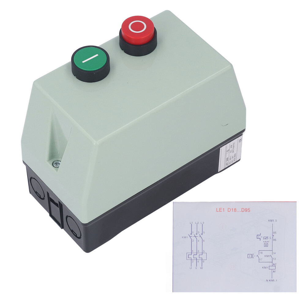 Motor Start Control Switch Magnetic Electric Motor Starter Abs Housing Ip55 Waterproof Overload Protection Dual Purpose For Single Phase Three Phase 9149926071730