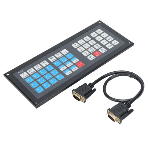 Motion Control System 5 Axis CNC Controller Servo Stepper Motor Offline Stand Alone With Extended Keyboard Analog Spindle Control And MPG Pendant 1
