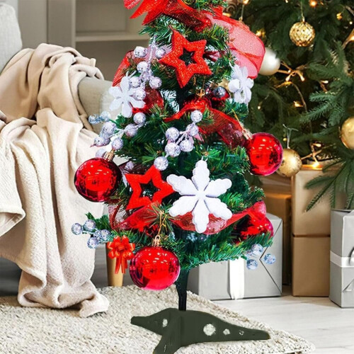 Christmas Tree Stand Plastic Removable Triangle Base for 0.79' Diameter Xmas Trees 2