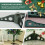 Christmas Tree Stand Plastic Removable Triangle Base for 0.79' Diameter Xmas Trees 2