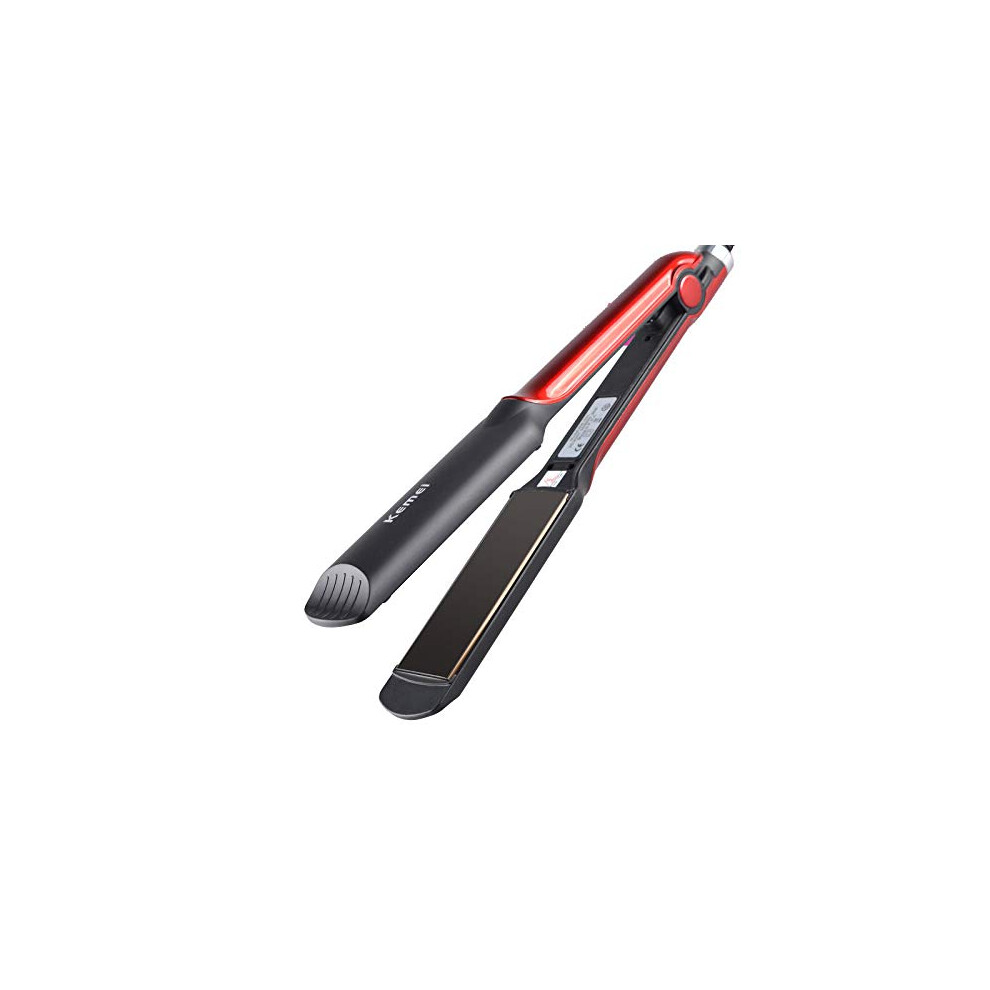 Professional Ceramic Hair Straightener Flat Iron for Women, 2in1 Straightening and Curling