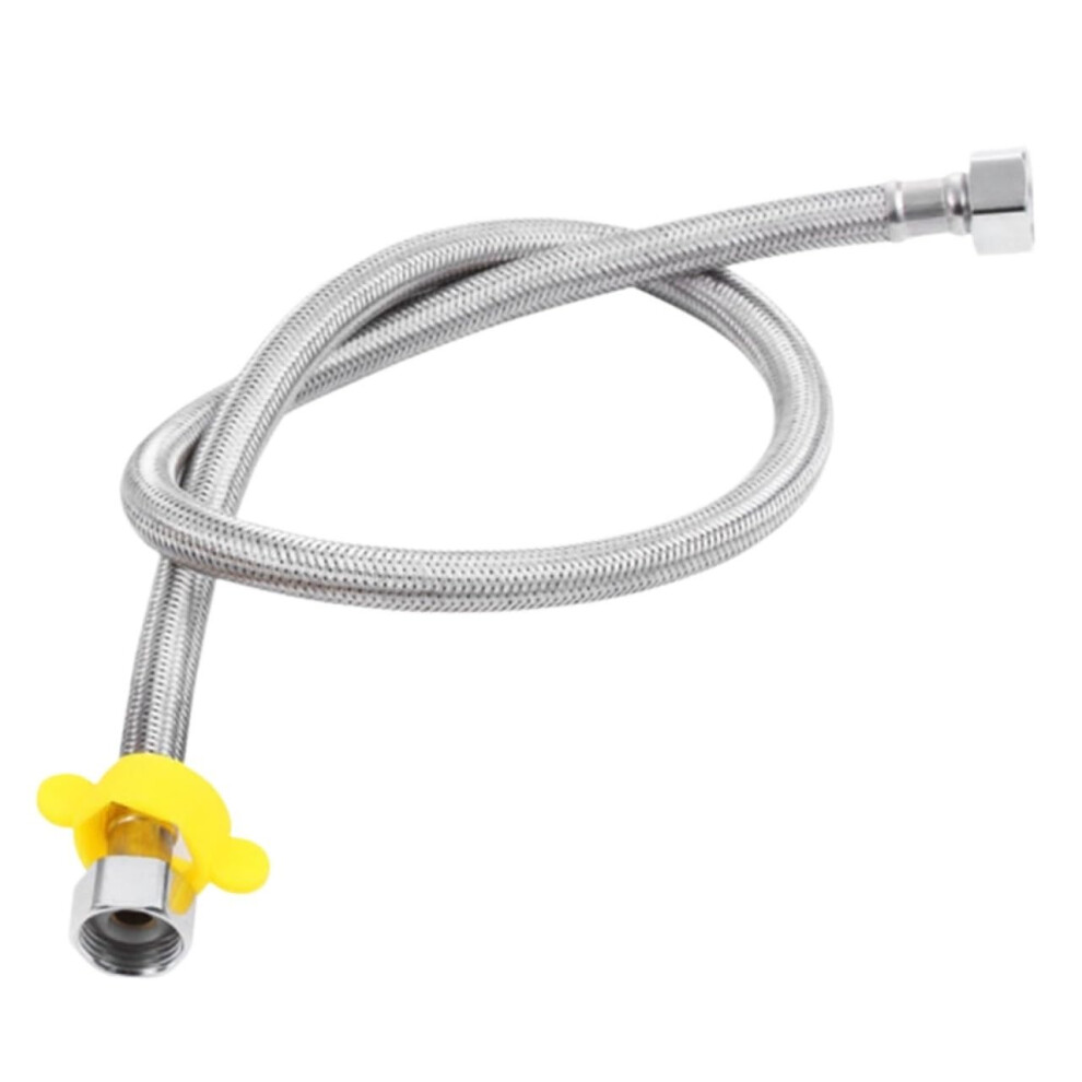 2 Pcs 50Cm Stainless Steel Braided Hose Leakresistant Flexible Faucet Supply Line For Bathroom And Kitchen 9164114189585
