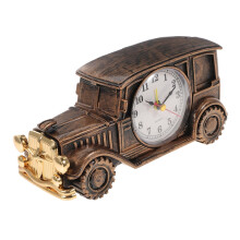 Vintage Car Alarm Clock Cute Cartoon Retro Desk Clock for Bedroom Home Office Decoration Gift