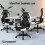 ELFORDSON ELFORDSON Gaming Chair Racing Office Executive Computer Work White 10