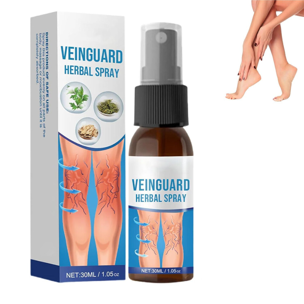 Varicose Vein Treatment Herbal Spray for Legs Boosts Circulation and Reduces Swelling