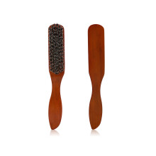 Boar Bristle Beard Brush for Men and Hair – Gentle Detangling with Natural Wooden Ergonomic Grip