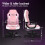 ELFORDSON Gaming Chair Racing Office Executive Computer Work Pink 2