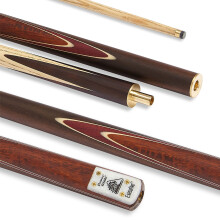 PowerGlide Executive 3/4 Snooker Cue Ash Shaft Hand Spliced Rosewood Butt