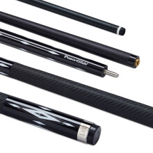 PowerGlide Luxe Carbon Pool Cue 3K Carbon Composite Leather Grip