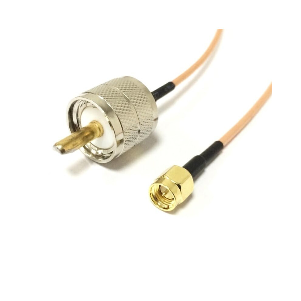 Sma Female To Uhf So239 Rf Coax Adapter Rg316 Cable 30Cm For Wireless Router Modem 9365369333970