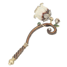 Vintage Metal Candle Snuffer Long Handle Decorative Candle Extinguisher for Home Use
