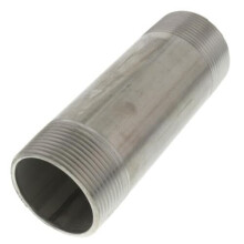 1.5 Inch Stainless Steel Pipe Nipple Schedule 40, NPT Male 5 Inch, Corrosion Resistant