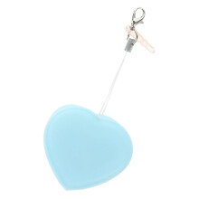 Heart Shaped Microfiber Screen Cleaner Keychain for Phones Glasses Cameras 2Piece Set