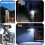 Solar Motion Sensor Light with ClipOn Mount, IP65 Waterproof Outdoor Solar Security Lighting 3