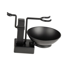 Men's Shaving Kit with Metal Brush Holder and SlipResistant Bowl, Rustproof Grooming Set