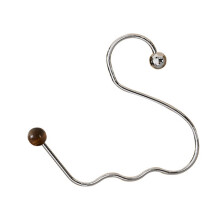 Hat Organizer Wall Mounted Metal and Wood Rack for Hats Towels Keys Anti Slip No Install