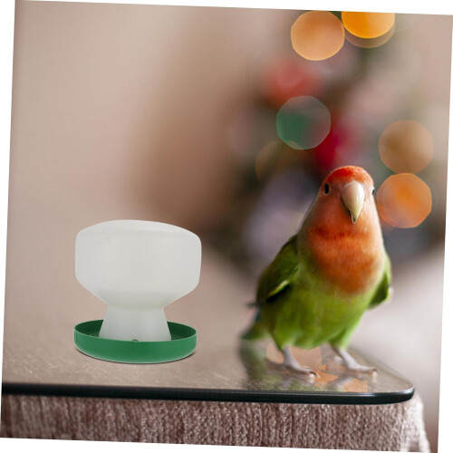 2pcs Parrot Water Feeder Automatic Bird Cage Drinking Bottle Durable SplashProof Easy Install 2