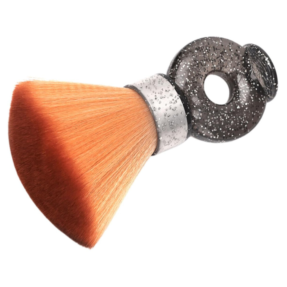 Professional Barber Neck Duster Brush with Ergonomic Handle Grip for Men Beard Shaving