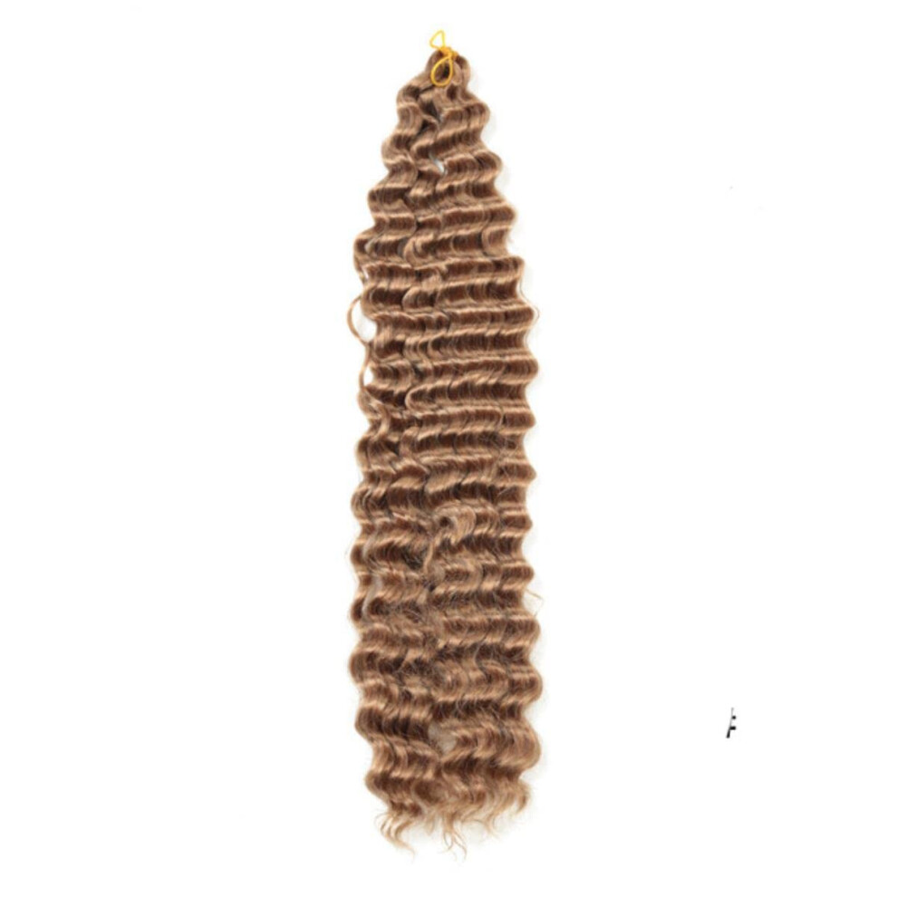 Crochet Braiding Hair 22 Inch #27 Natural Water Wave Synthetic Braids for Instant Volume Boost