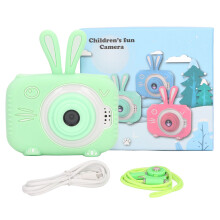 Kindercamera Selfie Digitale Videocamera 1080p HD met Dubbele Camera, Ingebouwde Oplaadbare Batterij, SD-kaart met Grote Capaciteit, Kindvriendelijk