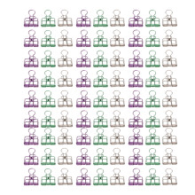 Metal Binder Clip Set Colorful Spring Steel Wire Clips With Hollow Out Design Strong Clamping Force Multi Purpose Organizing Tool Versatile Use For