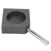 Crucible Miotail Neamhfheiriúla le haghaidh Leá Miotail, Seoltacht Theirmeach Múnla Ingot Graifíte Nádúrtha, Tairgeann Múnla Ingot Réitigh