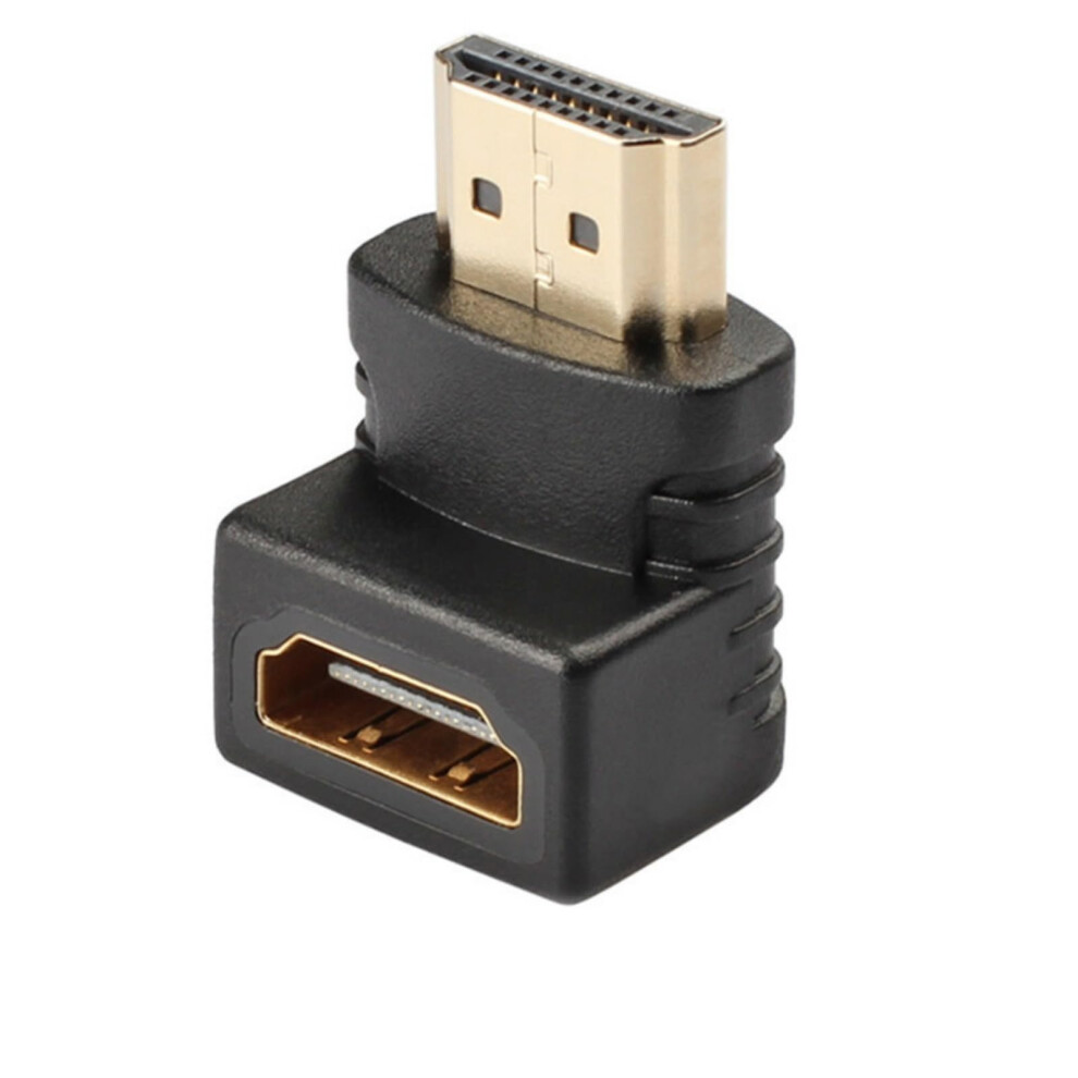 90 Degree Hdtvcompatible Adapter Male To Female, Angled, Corrosionresistant, For Wallmount Monitors And Projectors 9174973476283