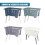 GEEZY GEEZY Foldable Legs Laundry Basket, Collapsible Storage, Lightweight, Large Capacity 9
