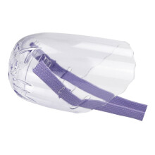 Breathable Kitten Muzzle 2Piece Set 11.5 X 9.5 X 7.5 CM Purple Cat Grooming Accessory
