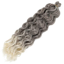 18 Inch Crochet Hair Extensions Synthetic Curly Braids African Style Low Tension Longlasting 3pcs