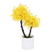 Artificial Potted Plants with Realistic Plum Blossoms, Allergy Home Decor, Small Bonsai for Indoor and Outdoor Use