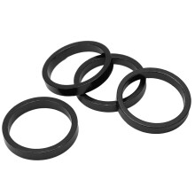 4 Stück Aluminium-Kopfhörer-Abstandshalter 28,6 mm für Mountainbike-Vorderradgabel-Steuerrohr-Upgrade