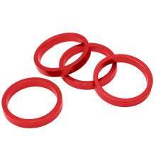 Lightweight Red 28.6mm Bike Fork Spacers 4Pcs for Road & MTB