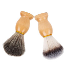 Travel Shaving Brush Set of 2 with Soft Synthetic Bristles for Men Grooming and Beard Care