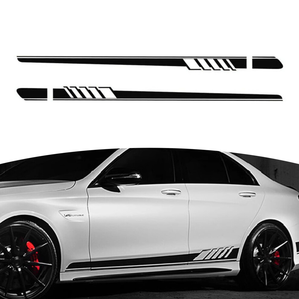 Car Side Body Decals Stripes 2 Pack Waterproof Pvc Stickers For Truck Suv Racing Car Motorcycle 9164114075567