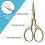 Art Work Scissors with Protective Covers, Embroidery Scissors for Needlework Craft Scissors, Sewing Scissors with Sharp Pointed Blades for Cross Stitc 3