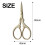 Art Work Scissors with Protective Covers, Embroidery Scissors for Needlework Craft Scissors, Sewing Scissors with Sharp Pointed Blades for Cross Stitc 4
