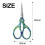 Art Work Scissors with Protective Covers, Embroidery Scissors for Needlework Craft Scissors, Sewing Scissors with Sharp Pointed Blades for Cross Stitc 2