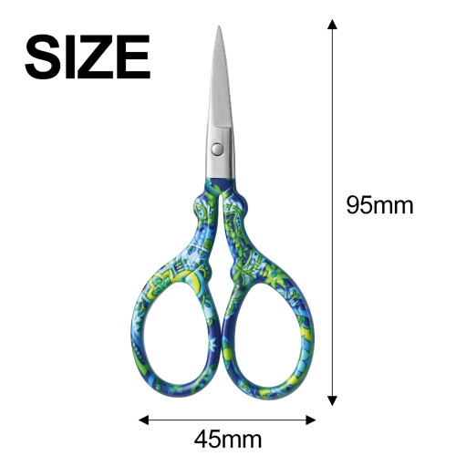 Art Work Scissors with Protective Covers, Embroidery Scissors for Needlework Craft Scissors, Sewing Scissors with Sharp Pointed Blades for Cross Stitc 1