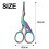 Art Work Scissors with Protective Covers, Embroidery Scissors for Needlework Craft Scissors, Sewing Scissors with Sharp Pointed Blades for Cross Stitc 4