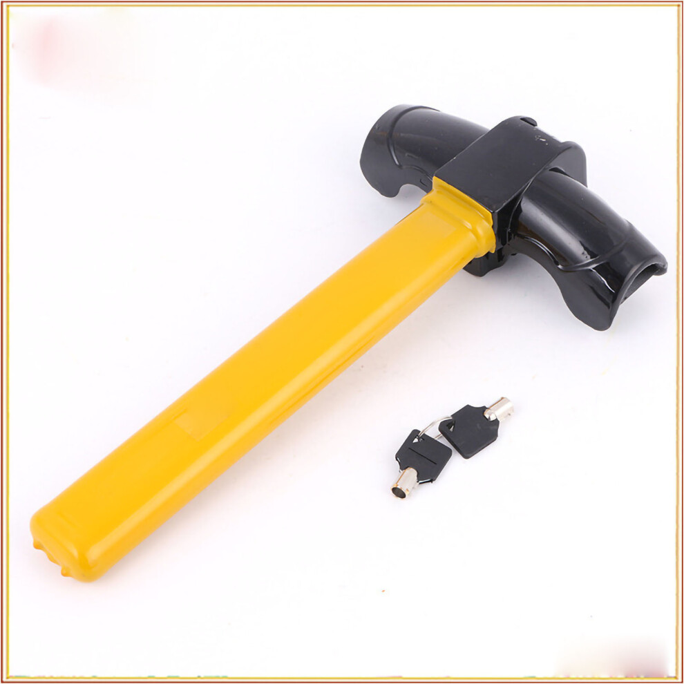 Premium Steel Vehicle Steering Wheel Lock Car Anti Theft Security Device Rust Resistant Wear Resistant Secure Lock Universal Fit Durable Adjustable 9138057629569