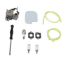 Luftfilterset für Vergaser aus hochfester Aluminiumlegierung, langlebiger Benzin- und Ölschlauch für ATVs und Dirtbikes, korrosionsbeständiges