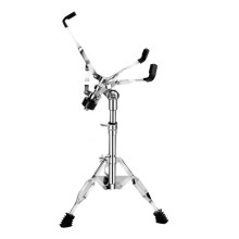 Robuster Drum-Snare-Ständer mit doppelter Verstrebung, geräuscharmen Einsätzen, verstellbarem Winkel, universellem Design, rutschfester Polsterung