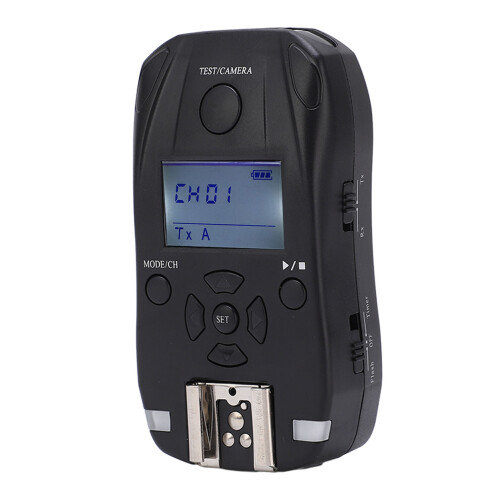 2.4GHz Wireless Flash Controller Timer Remote Shutter Integrated Transceiver Long Distance Transmission TTL Accuracy Dual Mode Trigger High Speed 1