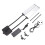 Lampe de beauté à double bras avec double bras flexible, éclairage LED bicolore à intensité variable pour extensions de cils, utilisation en 1