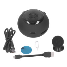 Telecamera nascosta wireless 1080P, mini telecamera spia con visione notturna e rilevamento del movimento, Wi-Fi, telecomando, dispositivo di