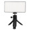 Lampe photo à intensité variable avec éclairage doux, lampe vidéo LED, réglage progressif de l'intensité, diffuseur intégré, batterie 3