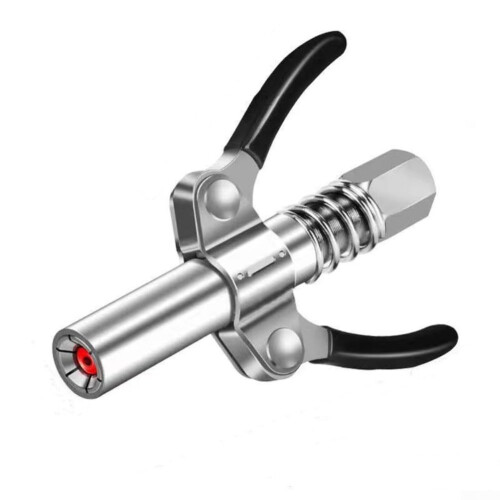 Grease Coupler Quick Release 10000 PSI, DoubleHandle, 1/8 NPT, 30 cm Hose