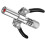 Grease Coupler Quick Release 10000 PSI, DoubleHandle, 1/8 NPT, 30 cm Hose 2